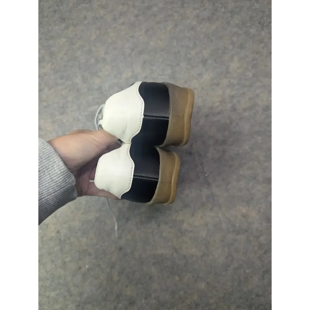PLAY By JEFFREY CAMPBELL Keys Sz 6 Black Velvet Satin Mix Sporty Casual Shoes